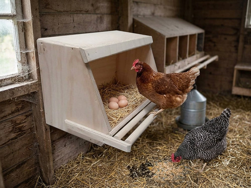 Nido per galline - , in