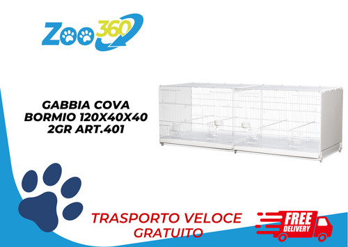 Gabbia cova bormio 120x40x40 - gabbia,