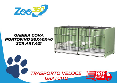 Gabbia cova portofino 90x40x40 - gabbia,
