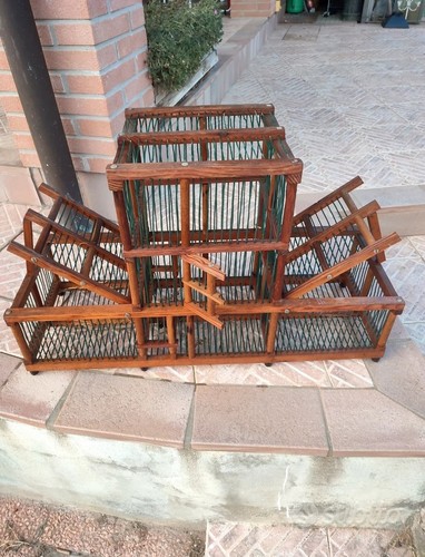 Gabbia per volatili legno - per,