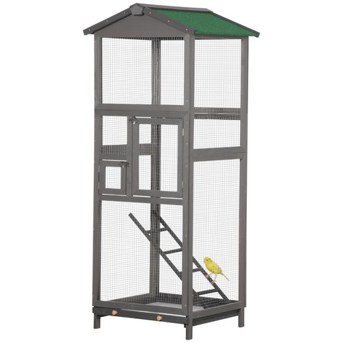 Pawhut voliera alta 165cm - voliera,