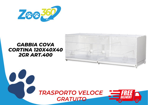 Gabbia cova cortina 120x40x40 - cova,